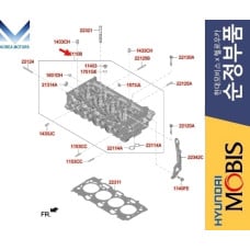 mobis head cylinder set diesel engine d4hd d4he d4hf 2020-23